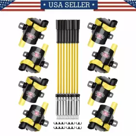 D585 SPARKWHIZ Ignition Coils Spark Plug Wires 1500 2500 Gmc