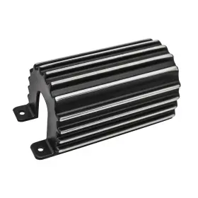 HZ-2045-PBK SPEEDWAY MOTORS Finned Ignition Coil Cover Round