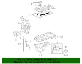 11214-75012 TOYOTA Gasket Cylinder Head Cover 4RUNNER #3