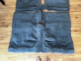 58540-89179-17 TOYOTA Front Passenger Seat Area Floor Carpet #2