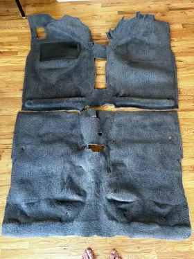 58540-89179-17 TOYOTA Front Passenger Seat Area Floor Carpet