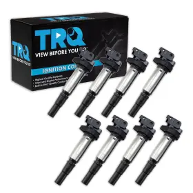 Trq Ica32460 Ignition Coil Set 8 Piece Compatible Bmw 550i 650i 750i X5 X6 02-16 06-10