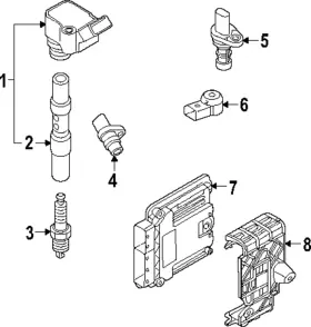 030-905-377-F VOLKSWAGEN Knock Sensor Jetta