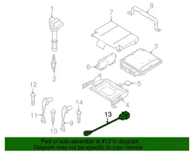 06E-905-377-J VOLKSWAGEN Knock Sensor #2