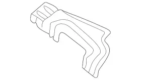 1C0-813-494-B VOLKSWAGEN Lock Carrier Retainer Beetle