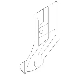 3CN-813-746 VOLKSWAGEN Rear Body Panel Reinforcement