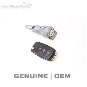 5C5800375CT VOLKSWAGEN Lock Switch Cylinder Set Key Vw Beetle