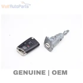 5G0800375BF VOLKSWAGEN Lock Switch Cylinder Set Key MK7 Vw