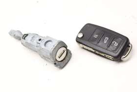 5N0800375DQ VOLKSWAGEN Lock Switch Cylinder Set Key Vw Tiguan