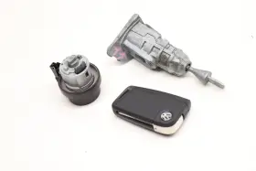 5NA800375BT VOLKSWAGEN Ignition Lock Switch Cylinder Set Key #3