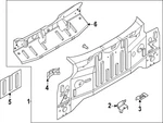 Genuine Nissan Rear Body Reinforcement 79140-6gp0a. Fixed Price $176.79.