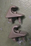1996-2002 Toyota 4runner Tacoma Sun Visor Clip Hook Set Of 2 Pair Brown Tan. Fixed Price $18.99.