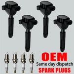 4x Ignition Coil & Iridium Spark Plug For Mercedes-benz Slk230 C230 2.3 Uf536. Fixed Price $59.14.