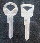 Set Vintage Uncut Key Blanks Ford Lincoln Mercury Edsel "v" H26 H27. Fixed Price $27.00.