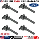 Oem Ford X6 Ignition Coils For 2000-2008 & Mercury 3.0l V6, 1l8e-12a366-ab. Fixed Price $140.98.