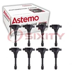 8 Pc Hitachi Rear Ignition Coils For 2013 Infiniti M56 5.6l V8 Spark Plug Cw. Fixed Price $435.36.