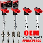 4x Oem Ignition Coil & Iridium Spark Plugs For Audi Tt A4 A5 Golf Jetta Gti 2.0l. Fixed Price $45.88.
