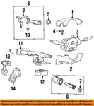 Gm Oem 91-07 Equinox Steering Column Components-ignition Switch 21024609. Fixed Price $47.39.
