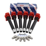 Bosch 6 Ignition Coils & Nickel Spark Plugs Kit For Audi A4 A6 Quattro 3.2 Gas. Fixed Price $226.95.
