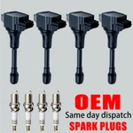 4x Oem Ignition Coil & Iridium Spark Plug For Nissan Altima Rogue Versa Uf549. Fixed Price $39.76.