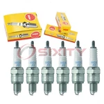 6 Pcs Ngk Standard Spark Plugs For 1953-1955 Aston Martin Db2-4 2.6l L6 - Wn. Fixed Price $24.46.