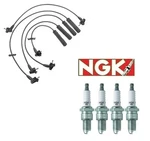 Wire & Ngk 4 V-power Spark Plugs Kit For Toyota 4runner Pickup 22re 2.4 L4 Sohc. Fixed Price $72.45.