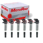 6 Pc Motorad Direct Ignition Coils For 2001-2002 Bmw Z3 Spark Wire Boot Mt. Fixed Price $234.75.
