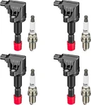 4x Ignition Bobinas + Spark Plug Pack For 2006-2008 Honda Fit 1.5l L4 Uf581. Fixed Price $40.99.