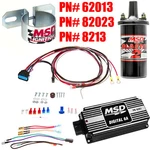 Msd Ignition 62013 Digital 6a Box Coil 82023 Bracket 8213 Combo. Fixed Price $382.95.