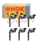 6 Pc Ngk Ignition Coils For 2016 Mercedes-benz C450 Amg 3.0l V6 Spark Plug Gy. Fixed Price $431.28.