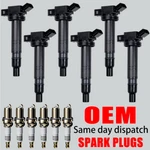6pcs Oem Ignition Coil + Iridium Spark Plug For Toyota Tacoma 4runner 4.0l Uf495. Fixed Price $48.43.