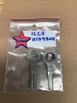 Lot Of (2) Ilco H1098nr Key Blank Fits Jeep, Renault Uncut New Old Stock B-2. Fixed Price $14.99.