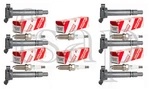 6 Ignition Coil + Genuine Denso Toyota Spark Plug Is250 Is300 Is350. Fixed Price $196.30.