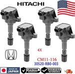 Genuine Hitachi 4x Ignition Coils For 2009-16 Honda Fit Cr-z City 1.5l Cm11-116. Fixed Price $130.00.