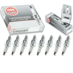 8 Pcs Ngk V-power Spark Plugs For 1979-1989 Aston Martin Lagonda 5.3l V8 - Wk. Fixed Price $32.20.
