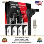 8 Ignition Coils & Spark Plugs Kit For Audi A8 Quattro 2013 2014 2015 2016 4.0l. Fixed Price $107.99.