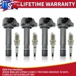 4 Ignition Coils & Iridium Spark Plug Pack For 2006-2011 Honda Civic 1.8l Uf582. Fixed Price $38.33.