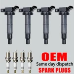 4x Ignition Coil & Iridium Spark Plug Oem For 2002-11 Toyota Camry 2.4l Uf333. Fixed Price $38.74.