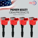 Set Of 4 High Performance Oem Ignition Coil For Audi Volkswagen 2.0l L4 06k90511. Fixed Price $48.94.