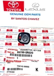 Toyota Transmitter, Transponder Ignition Key Genuine Oem Part 89786-0r020. Fixed Price $32.99.