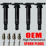 4x Oem Ignition Coil & Iridium Spark Plugs For Kia Rio Hyundai Accent 1.6l Uf499. Fixed Price $31.09.