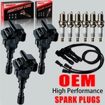 3x Oem Brand Ignition Coil & 6x Spark Plug Wires For Kia Sorento 3.5l Uf431. Fixed Price $60.16.