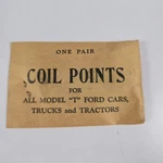 Model T Ford Upper And Lower Contact Points Coil Script Antique Vintage. Fixed Price $85.00.