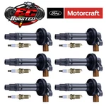 Motorcraft Iridium Spark Plug + Engine Ignition Coil Set For Ford F-150 3.5l V6. Fixed Price $197.90.
