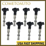 Set Of 8 Ignition Coils For 2004-2006 Volkswagen Touareg Phaeton 4.2l V8 4pins. Fixed Price $87.99.