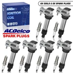 6x Ignition Coil Iridium Spark Plug For Cadillac Gmc Chevy Buick Acdelco Uf569. Fixed Price $109.99.