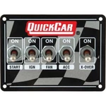Quickcar 50-1711 Dual Ignition 5 Switch Panel W/ Flag Plate. Fixed Price $171.36.
