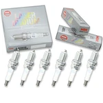 6 Pcs Ngk Laser Iridium Spark Plugs For 1994-1996 Honda Passport 3.2l V6 - Lw. Fixed Price $78.02.
