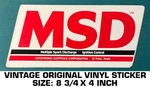 Msd Ignition Control Multiple Spark Vintage Original Vinyl Decal Sticker-engine. Fixed Price $7.97.