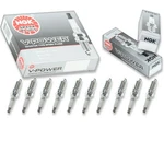 10 Pcs Ngk V-power Spark Plugs For 2000-2005 Ford Excursion 6.8l V10 - Xz. Fixed Price $39.54.